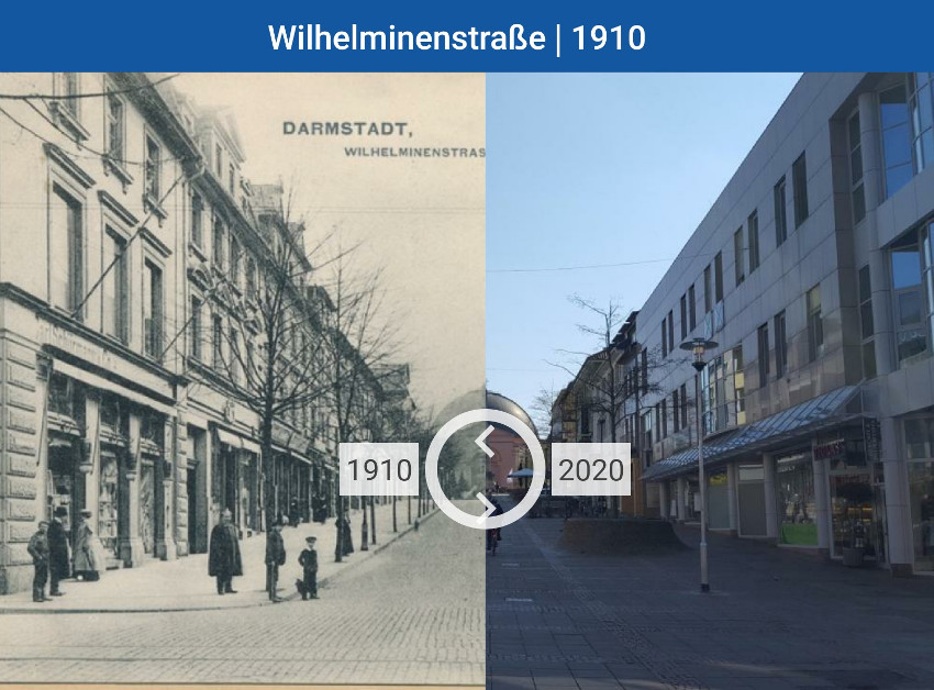Digitale Führungen in Darmstadt Wilhelminenstraße